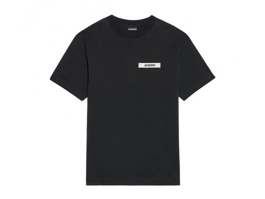 Jacquemus Le T-Shirt Gros Grain Noir