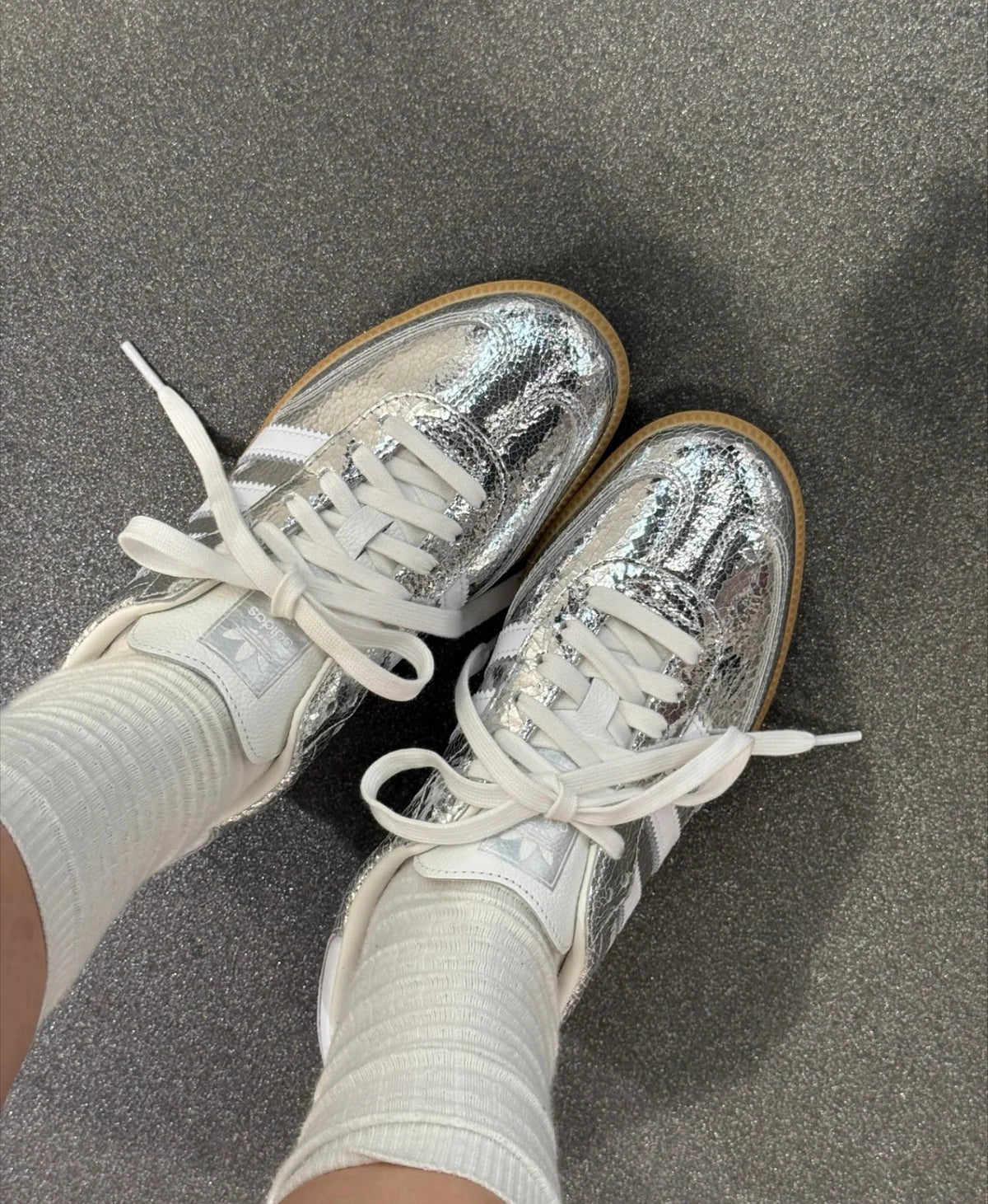 Adidas Samba OG Silver Metallic