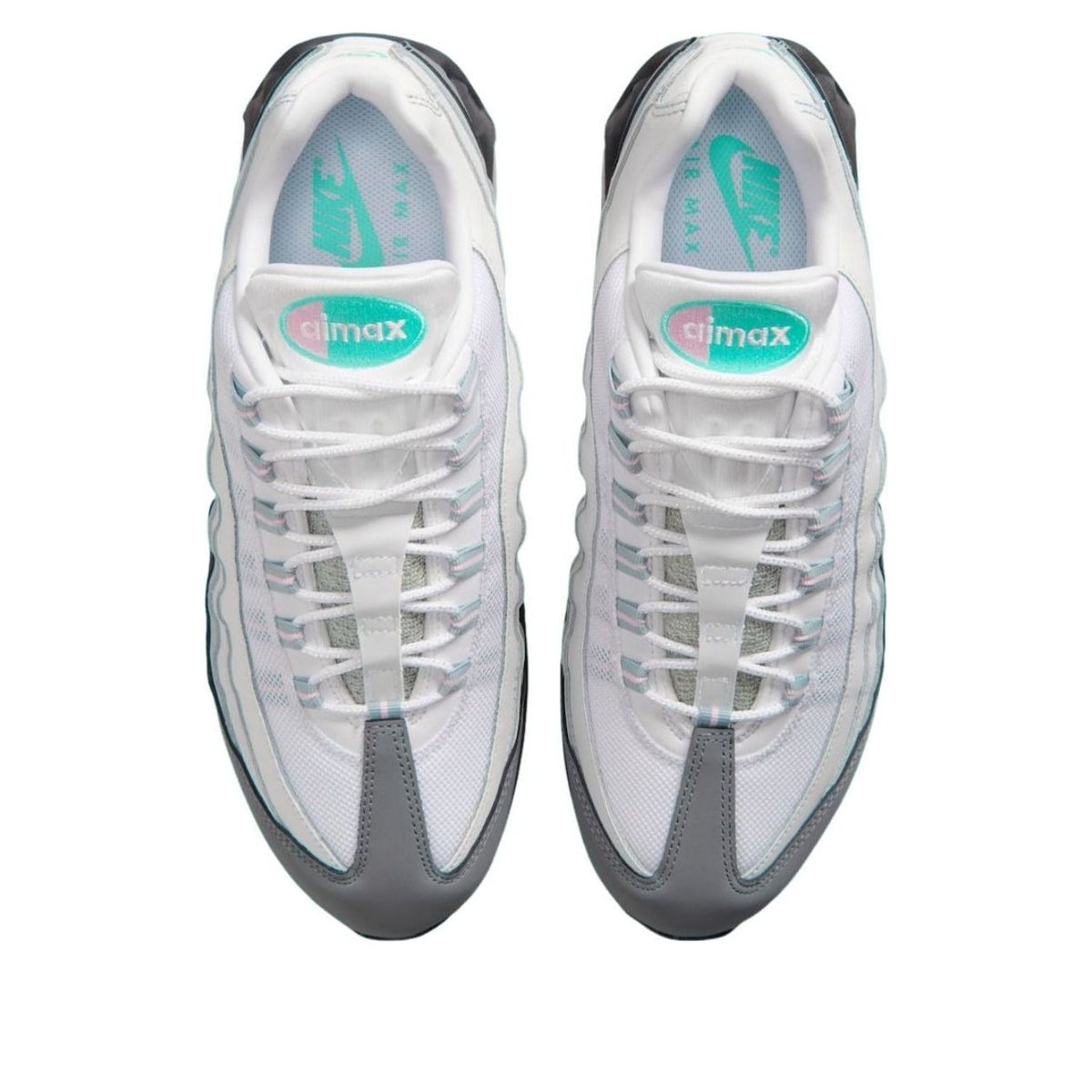 Nike Air Max 95 Big Bubble White Hyper Turquoise Pink Foam