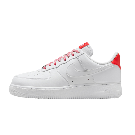 Nike Air Force 1 Low '07 White Pink Foam Metallic Silver Light Crimson