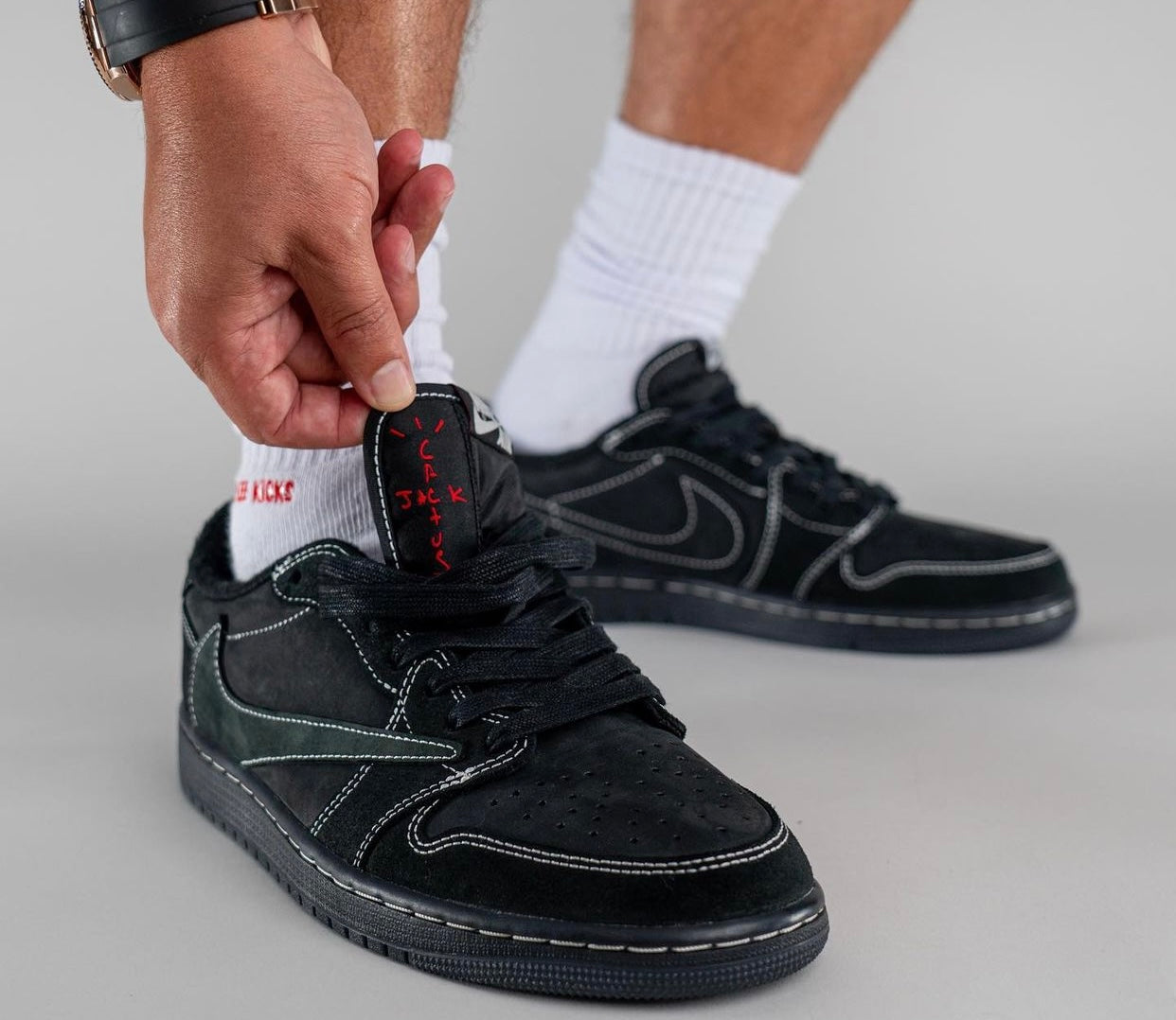 Nike Air Jordan 1 Low Travis Scott Black Phantom