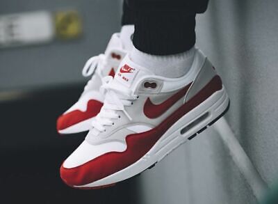 Nike Air Max 1 White University Red Child