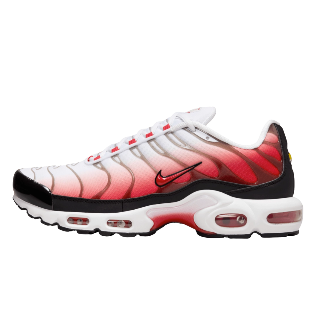 Nike Air Max Plus White Black University Red