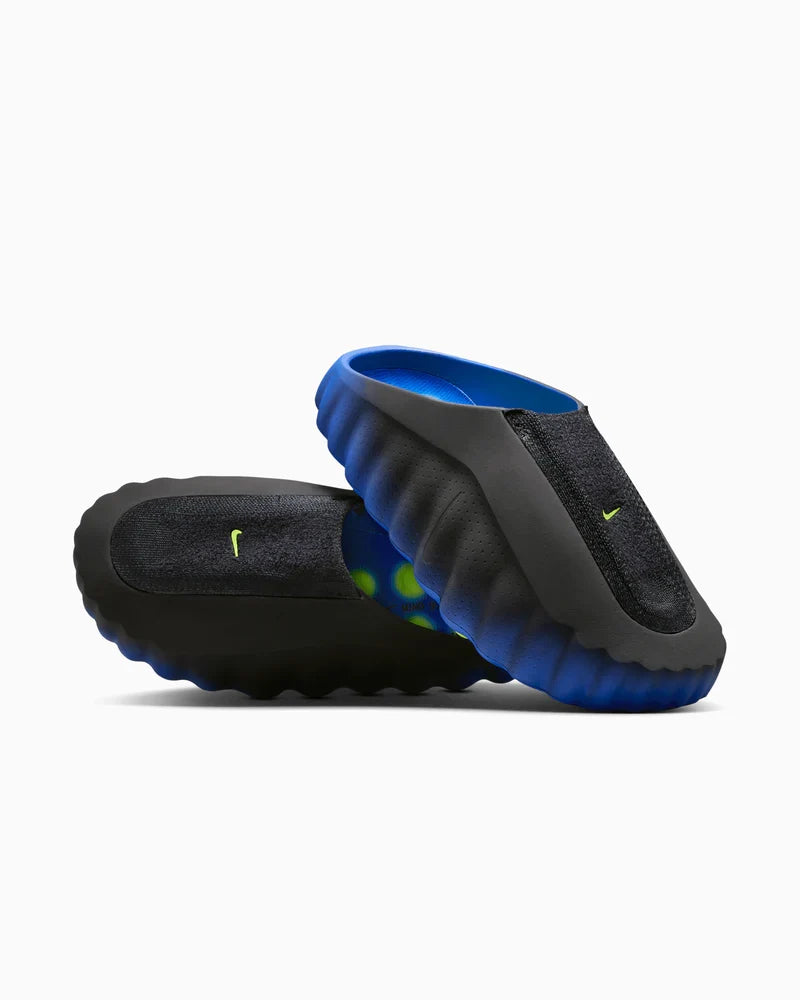 Nike Mind 001 Flyknit Slide Hyper Royal Black