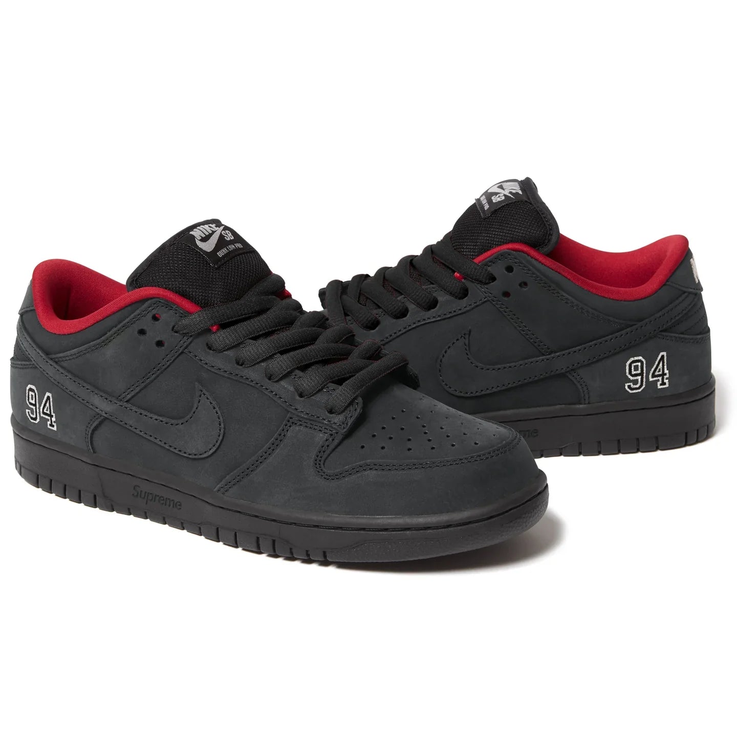 Supreme X Nike SB Dunk Low Pro Black