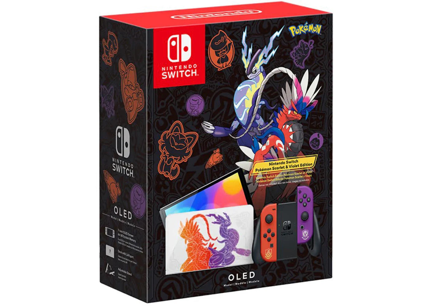 Nintendo Switch OLED Pokémon Scarlet & Violet Edition, HEG SKEAAA USZ