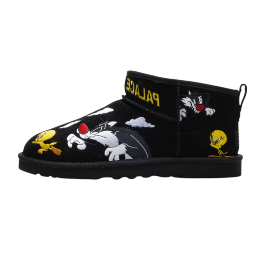 UGG Classic Ultra Mini Boot Palace x Looney Tunes Black