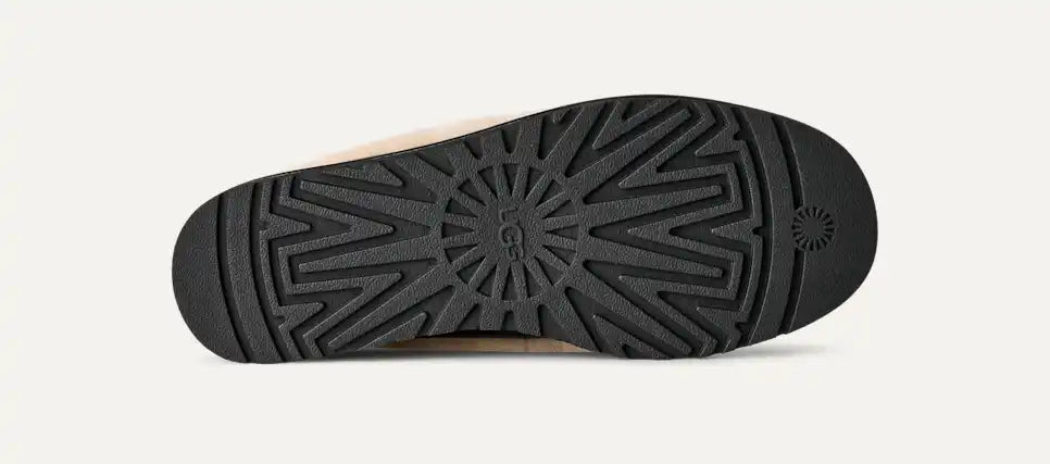 UGG Zora Leather Ballet Flat Black
