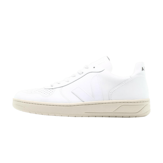 Veja V-10 Leather White White