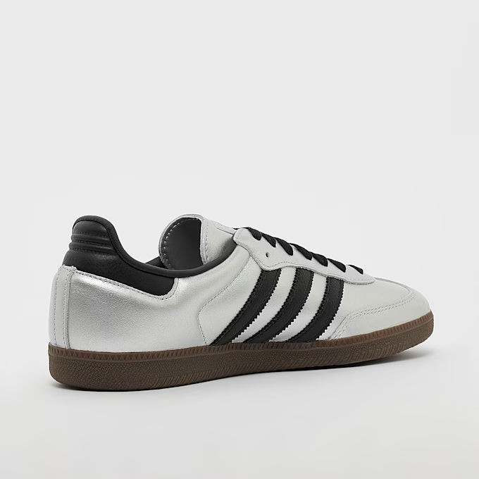 adidas Samba OG Silver Metallic Black Gum
