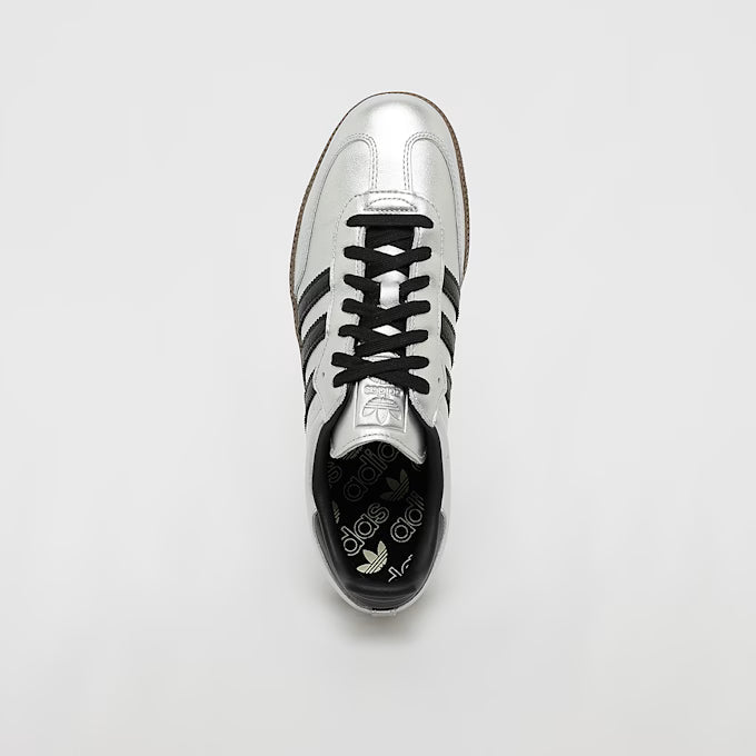 adidas Samba OG Silver Metallic Black Gum