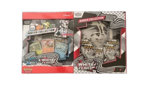 Pokémon Black Bolt & White Flare Poster Collection and White Flare Binder Collection Bundle (Sam's Club Exclusive)